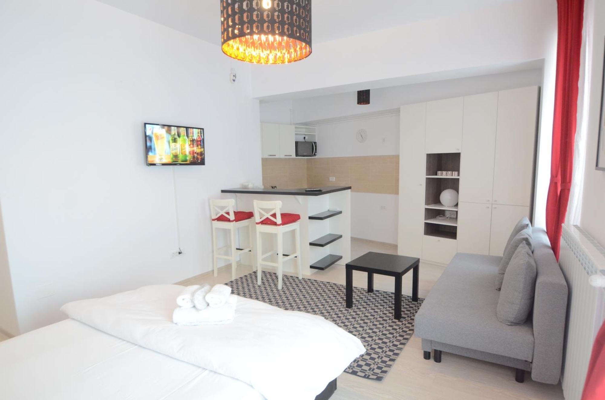 Uptown Residence Apartments Bukarest Zimmer foto